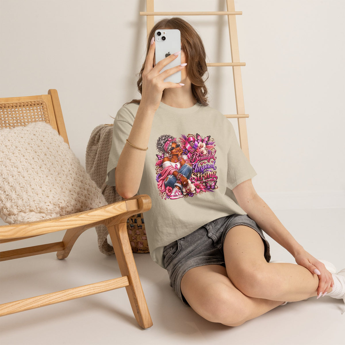 "Beautiful, Inspired, Strong" Soft T Shirt