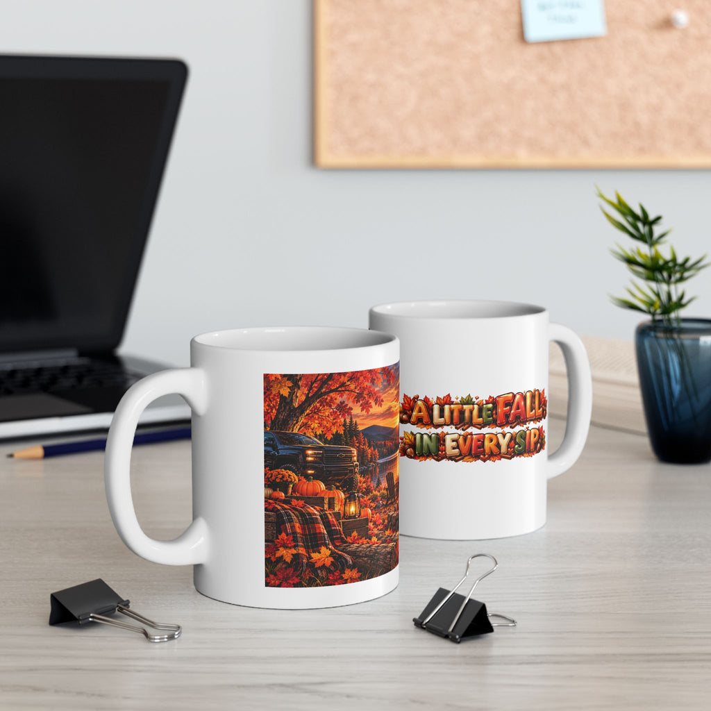 Autumn Ceramic Mug – "A Little Fall in Every Sip"