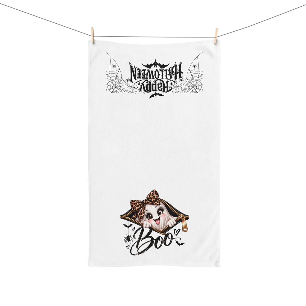 Halloween Boo Hand Towel