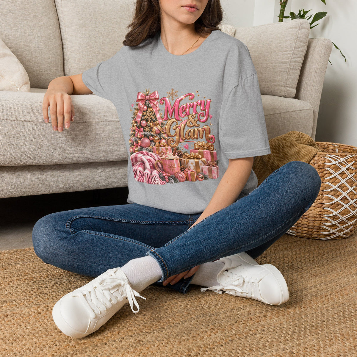 Merry & Glam Christmas T-Shirt
