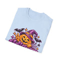 "Halloween Vibe" Pumpkin Witch Hat T-Shirt