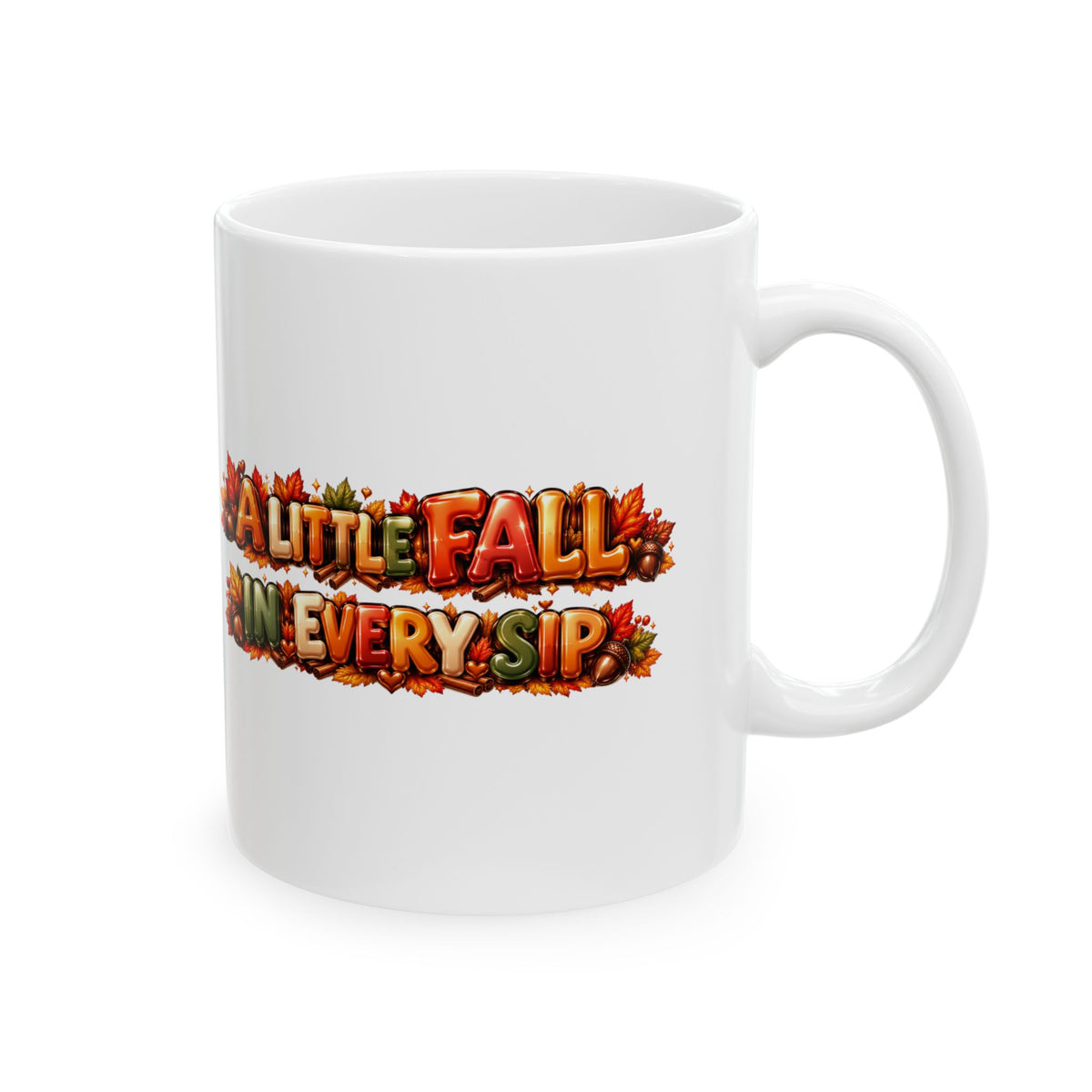 Autumn Ceramic Mug – "A Little Fall in Every Sip"
