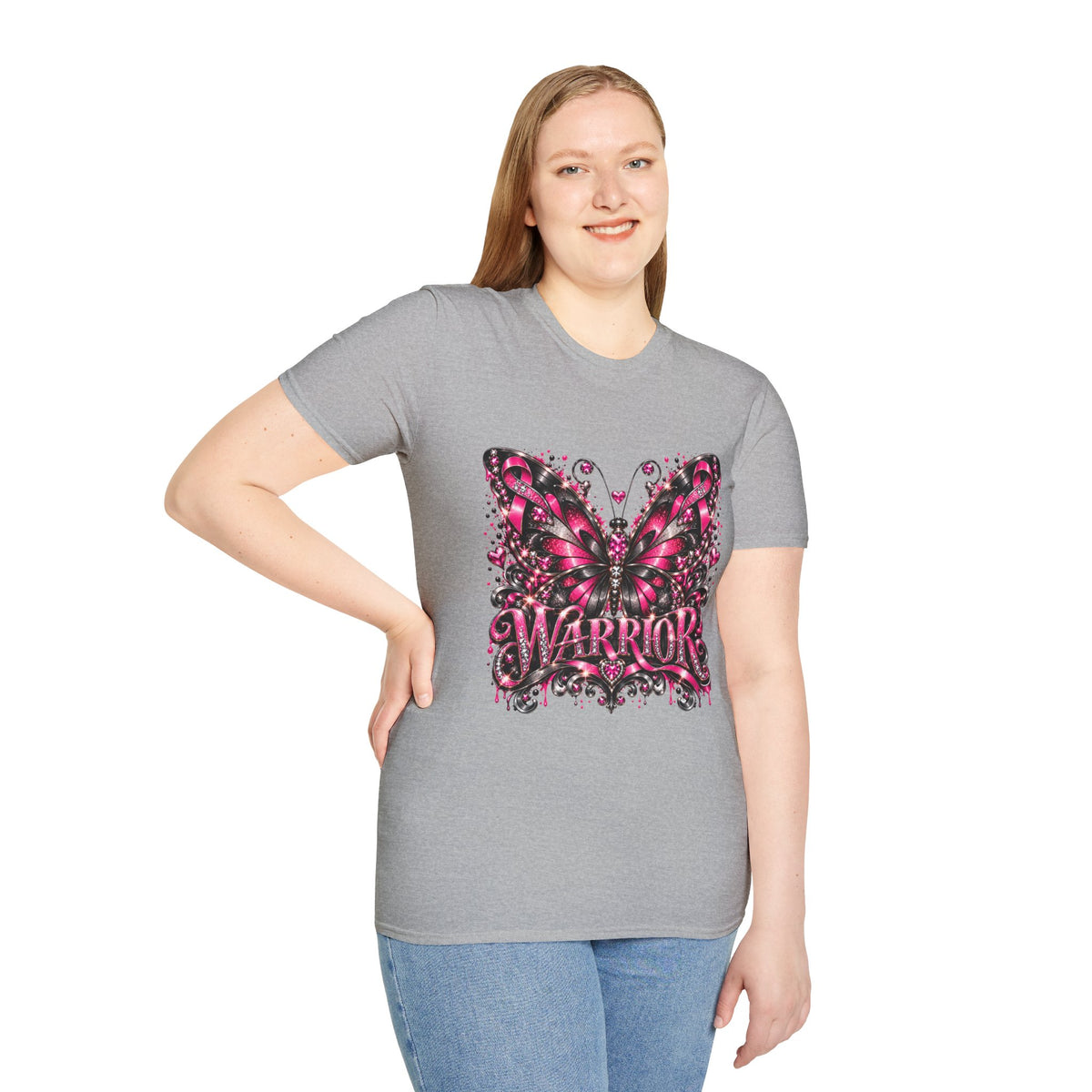 Warrior Butterfly Unisex Softstyle T-Shirt