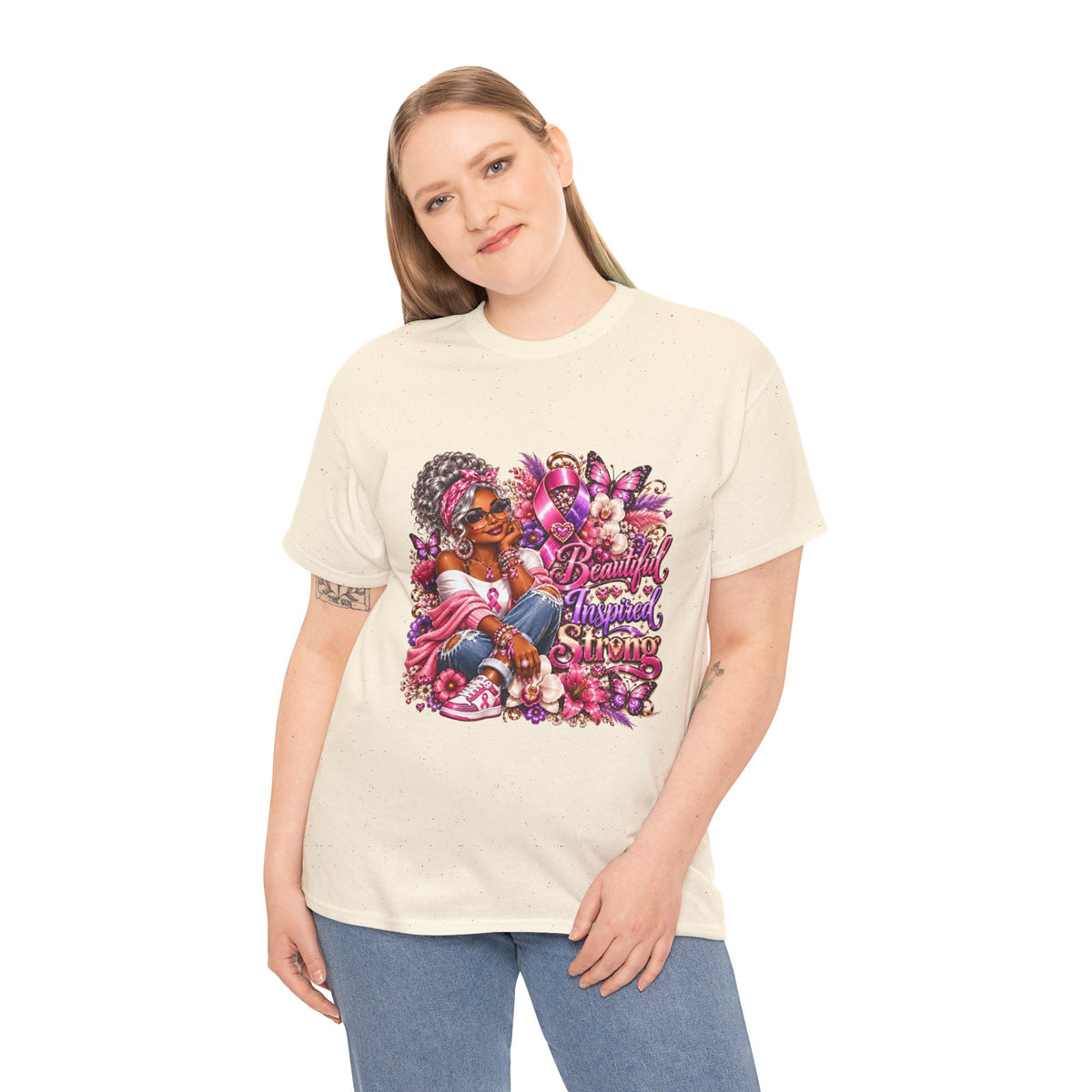"Beautiful, Inspired, Strong" Soft T Shirt