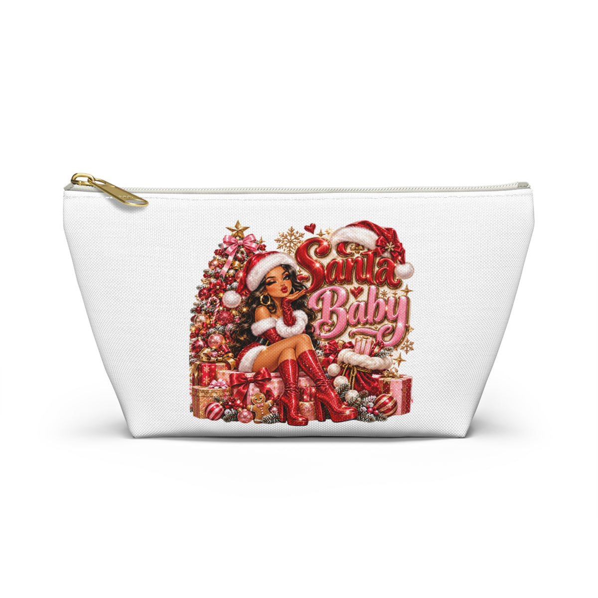 Santa Baby Christmas Accessory Pouch