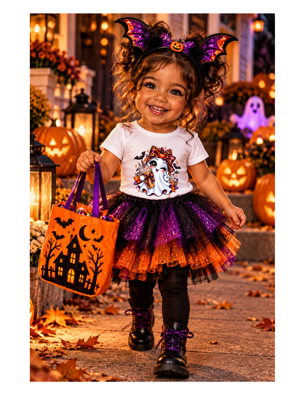 Infant Halloween Ghost Tee — Cute Baby Trick-or-Treat Graphic