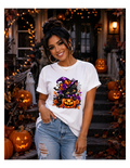 Halloween Black Cat Pumpkin Sweatshirt