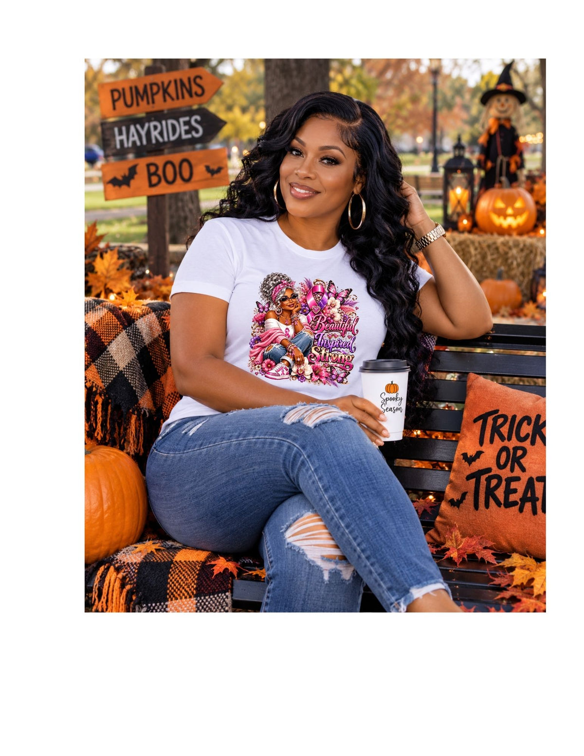 "Beautiful, Inspired, Strong" Soft T Shirt