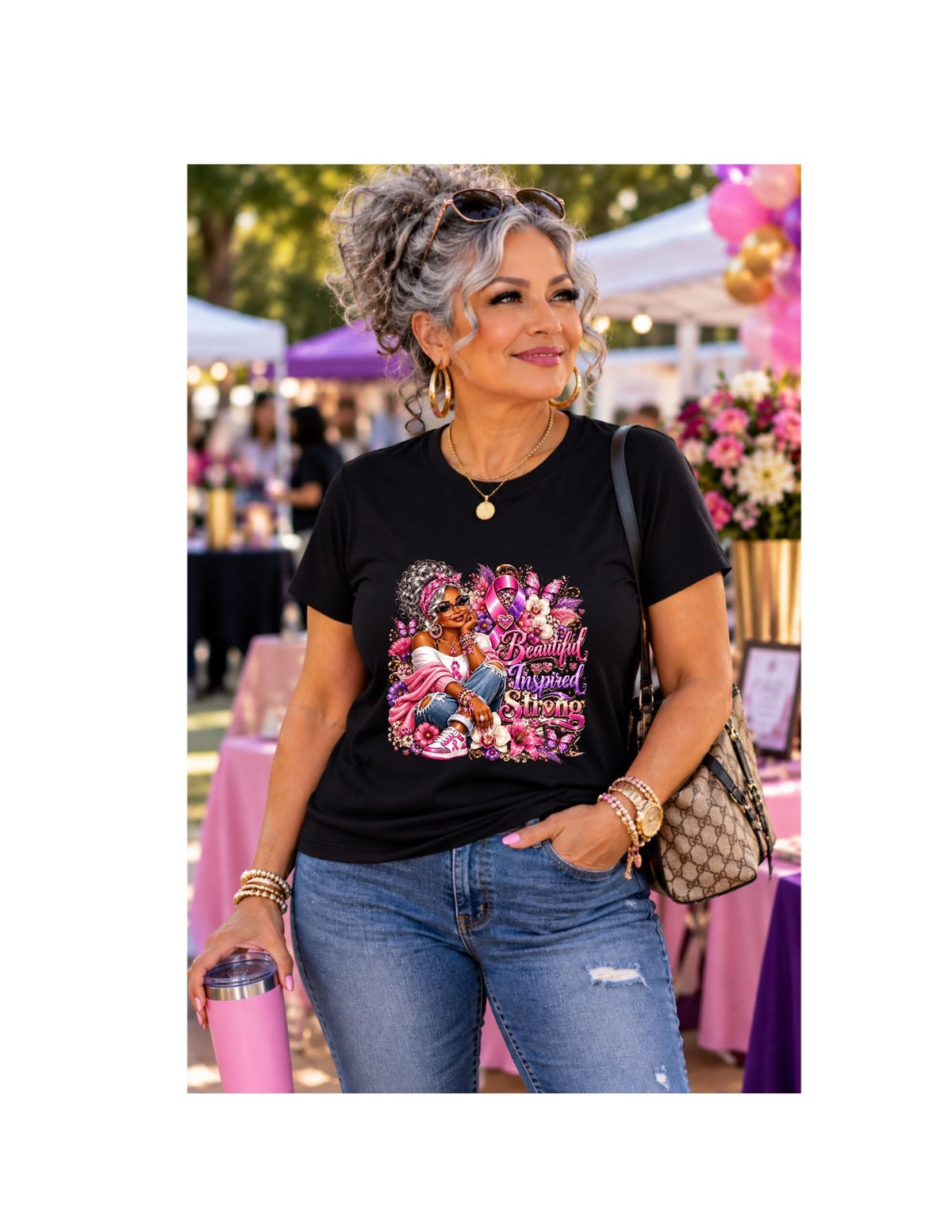 "Beautiful, Inspired, Strong" Soft T Shirt