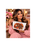 Autumn Leopard Makeup Bag — Pumpkin, Sunflower & Fall Leaves Accessory Pouch
