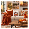 Cute Leopard Boo Halloween Square Pillowcase