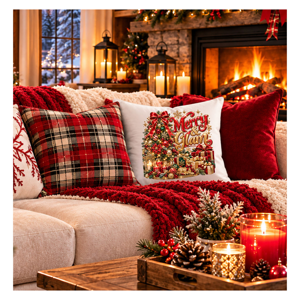Merry & Glam Square Pillow