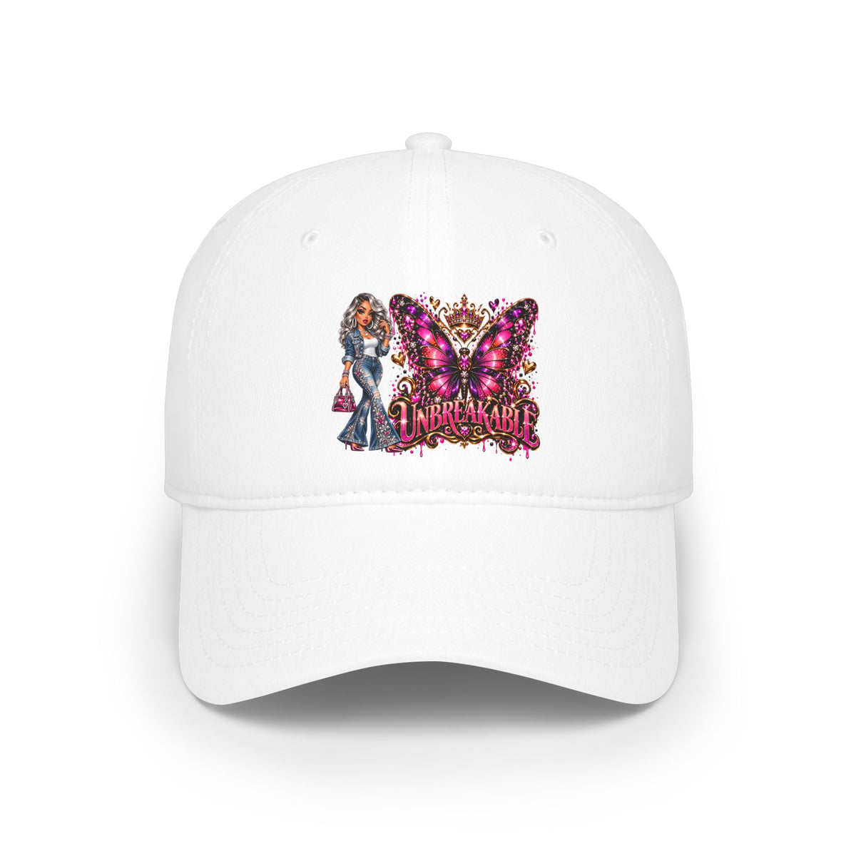 "Unbreakable" Butterfly Baseball Cap