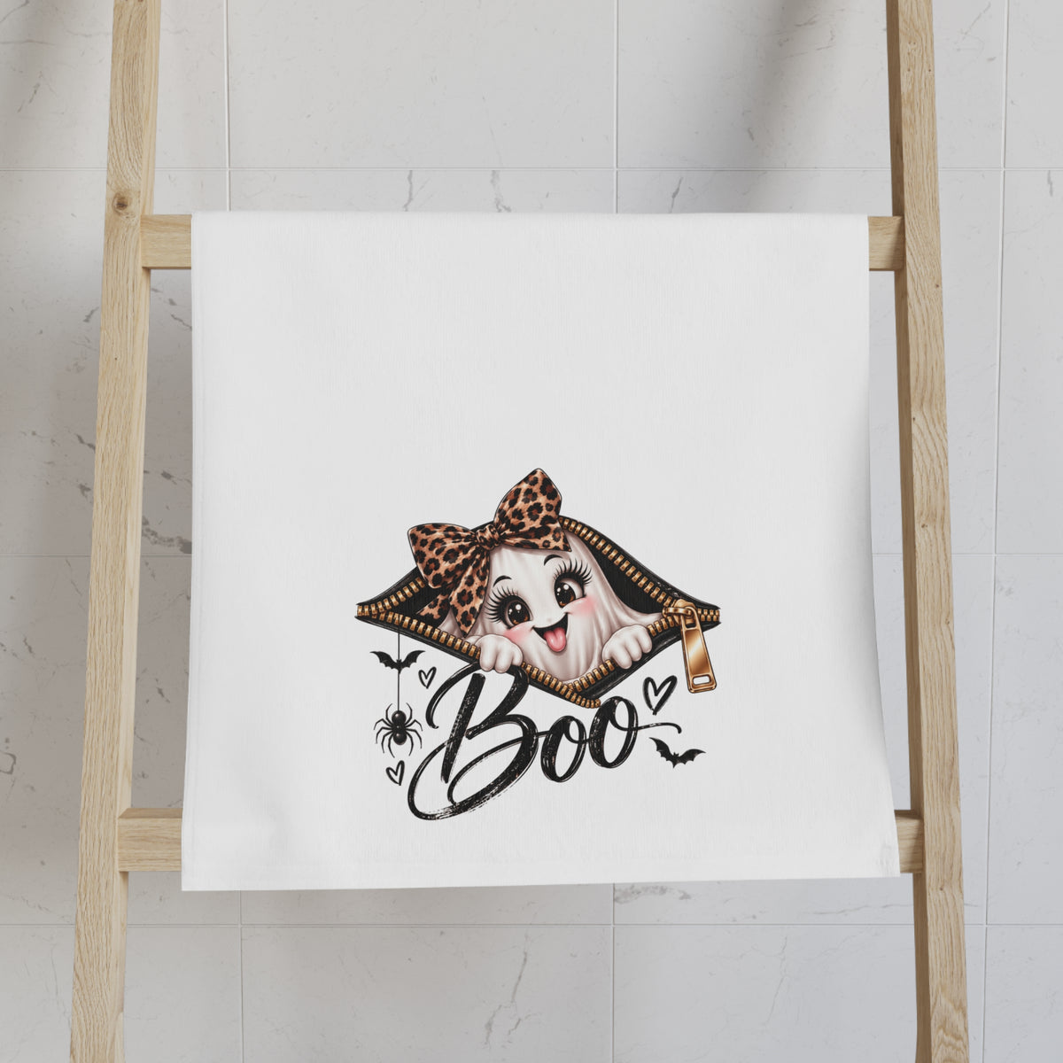 Halloween Boo Hand Towel