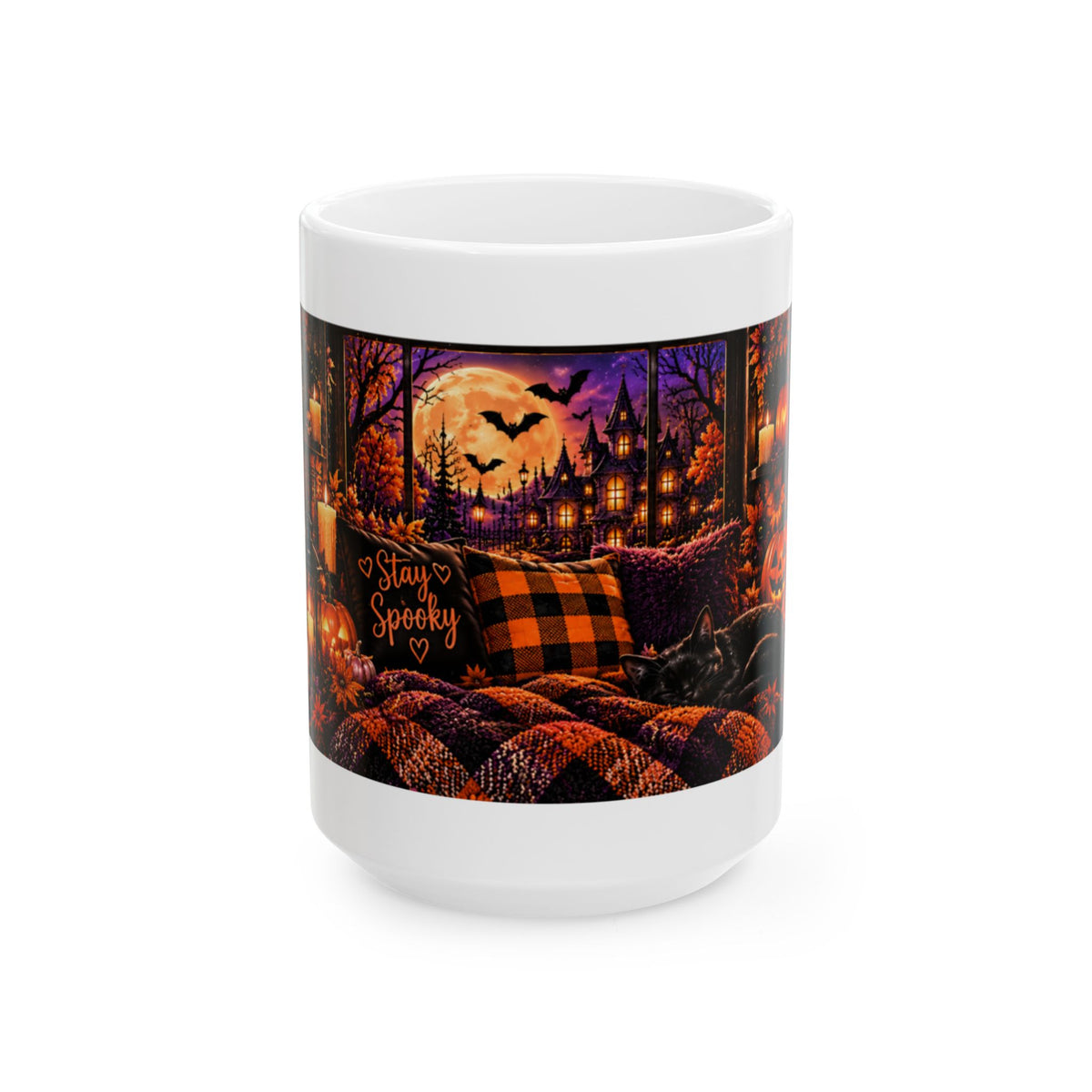 Stay Spooky Ceramic Mug, (11oz, 15oz)