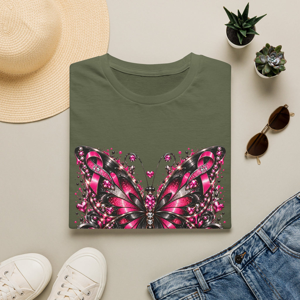 Warrior Butterfly Unisex Softstyle T-Shirt