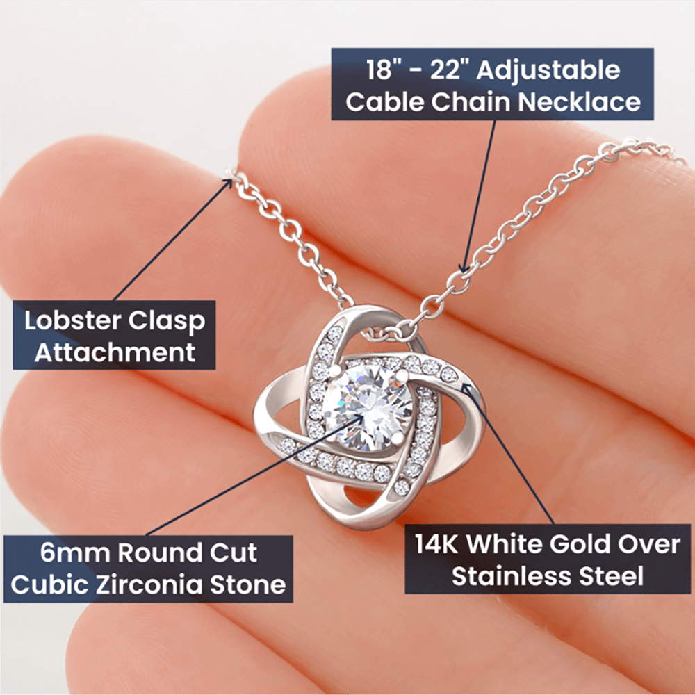 Symbolic Love Knot Necklace