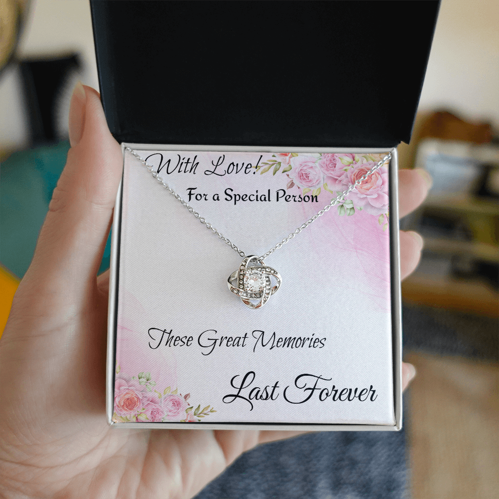 Symbolic Love Knot Necklace