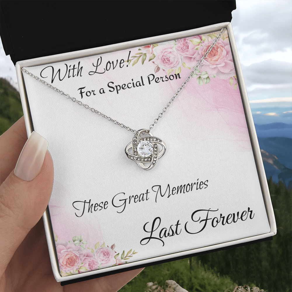 Symbolic Love Knot Necklace