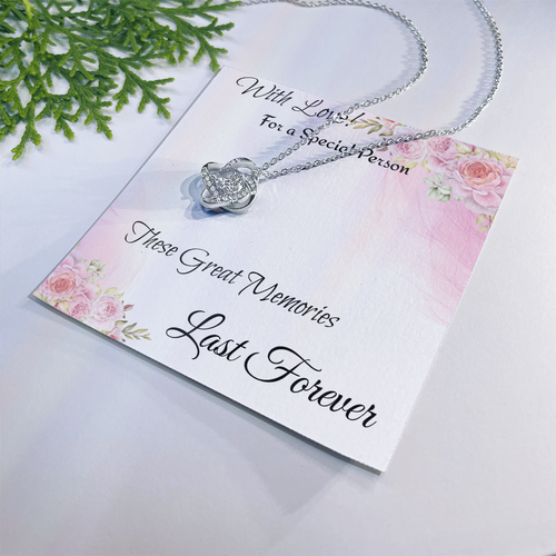 Symbolic Love Knot Necklace