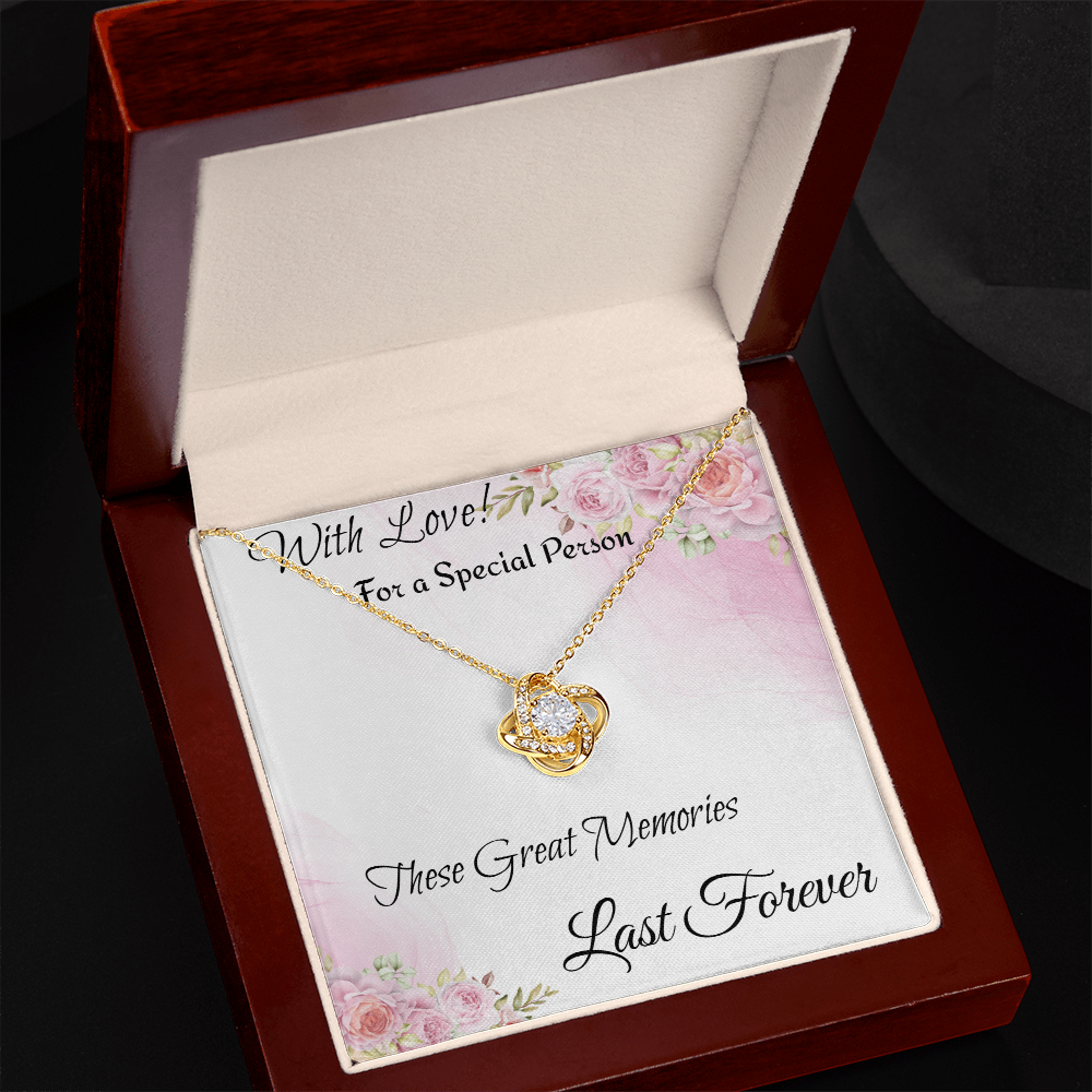 Symbolic Love Knot Necklace