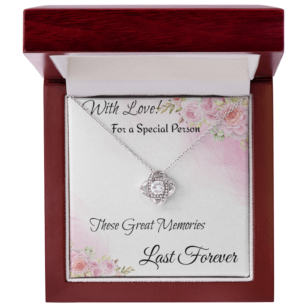 Symbolic Love Knot Necklace